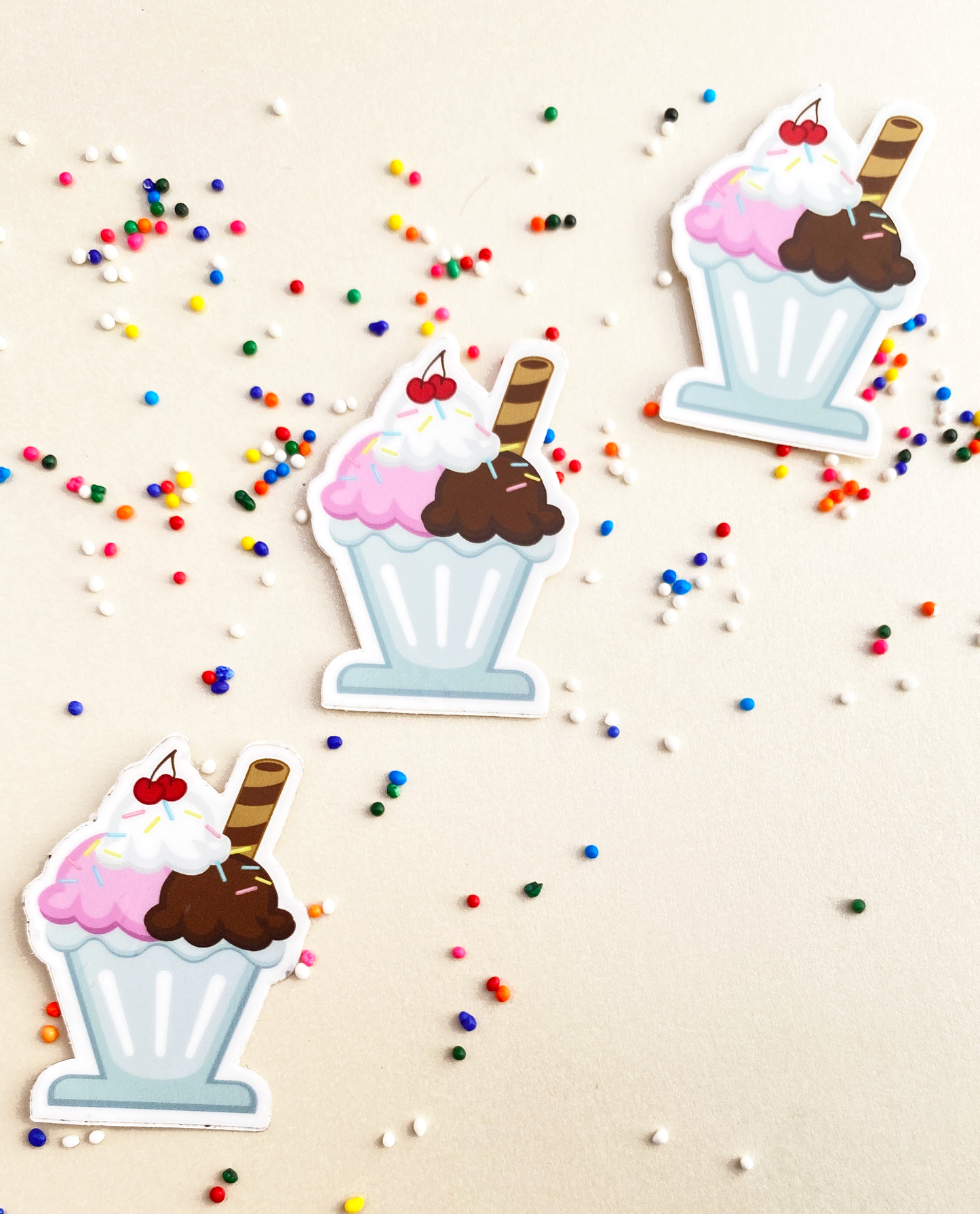 Ice cream sunday sticker