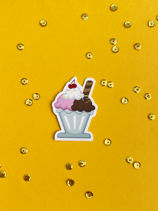 Ice cream sunday sticker