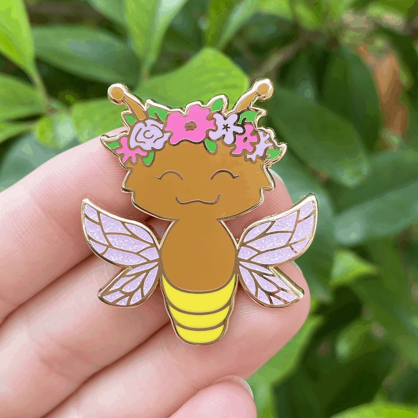 Firefly Fairy enamel pin