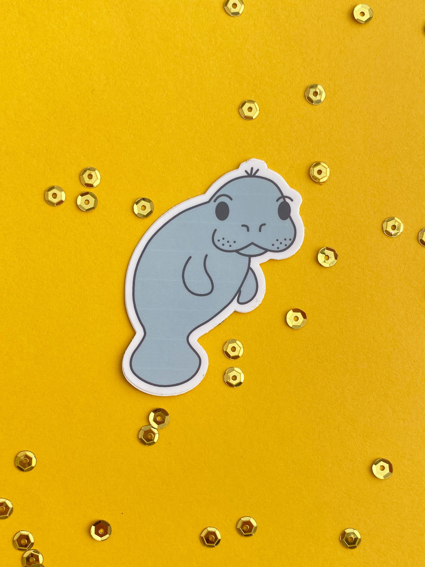 Manatee sea cow vinyl sticker